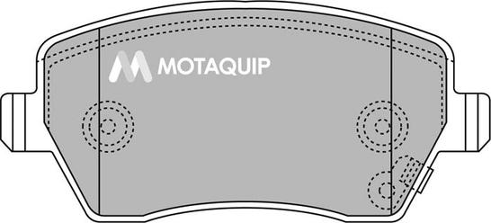 Motaquip LVXL1281 - Тормозные колодки, дисковые, комплект www.autospares.lv