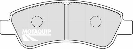 Motaquip LVXL1288 - Тормозные колодки, дисковые, комплект www.autospares.lv