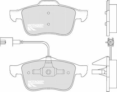 Motaquip LVXL1287 - Bremžu uzliku kompl., Disku bremzes www.autospares.lv