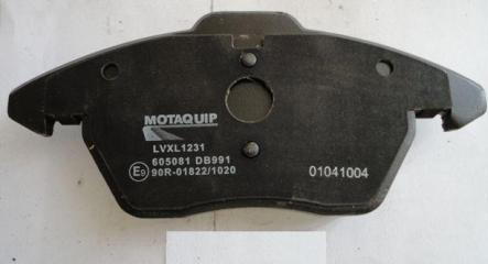 Motaquip LVXL1231 - Тормозные колодки, дисковые, комплект www.autospares.lv