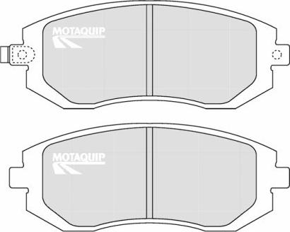 Motaquip LVXL1233 - Brake Pad Set, disc brake www.autospares.lv