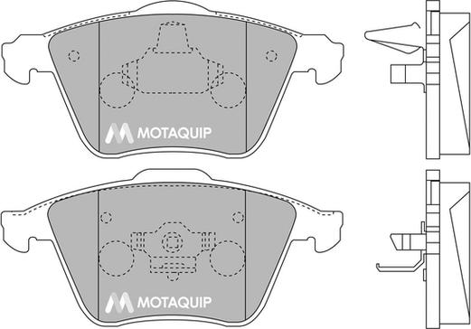 Motaquip LVXL1276 - Bremžu uzliku kompl., Disku bremzes autospares.lv