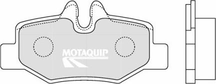 Motaquip LVXL1270 - Bremžu uzliku kompl., Disku bremzes www.autospares.lv