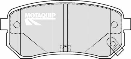 Motaquip LVXL1272 - Brake Pad Set, disc brake www.autospares.lv