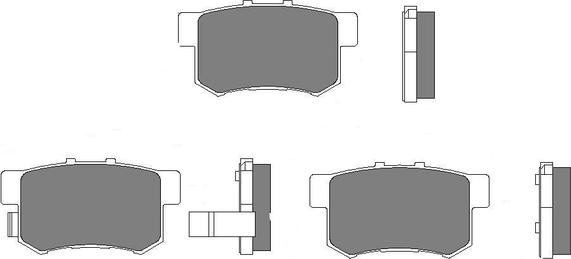 Motaquip LVXL1742 - Brake Pad Set, disc brake www.autospares.lv