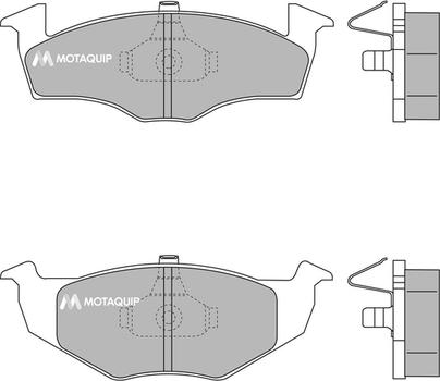 Motaquip LVXL170 - Brake Pad Set, disc brake www.autospares.lv