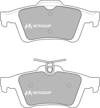 Motaquip LVXL1720 - Тормозные колодки, дисковые, комплект www.autospares.lv