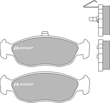 Motaquip LVXL863 - Brake Pad Set, disc brake www.autospares.lv