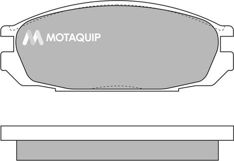 Motaquip LVXL800 - Bremžu uzliku kompl., Disku bremzes www.autospares.lv