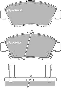 Motaquip LVXL874 - Bremžu uzliku kompl., Disku bremzes autospares.lv