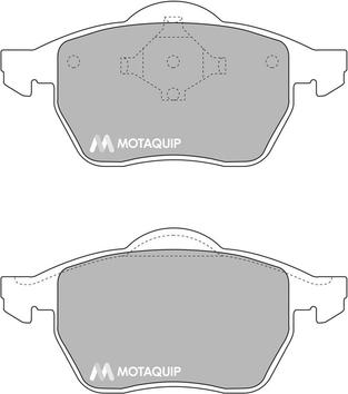 Motaquip LVXL873 - Brake Pad Set, disc brake www.autospares.lv