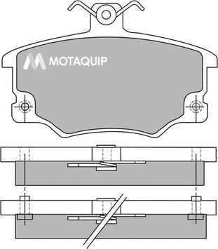 Motaquip LVXL390 - Bremžu uzliku kompl., Disku bremzes autospares.lv