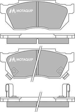 Motaquip LVXL365 - Bremžu uzliku kompl., Disku bremzes autospares.lv