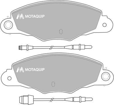 Motaquip LVXL319 - Bremžu uzliku kompl., Disku bremzes www.autospares.lv