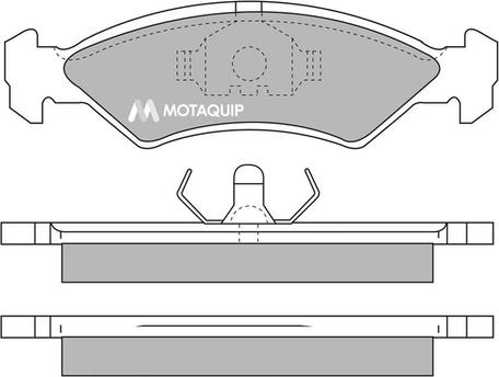 Motaquip LVXL310 - Bremžu uzliku kompl., Disku bremzes www.autospares.lv