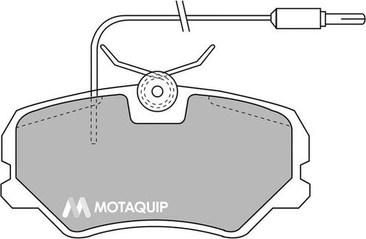 Motaquip LVXL311 - Bremžu uzliku kompl., Disku bremzes autospares.lv