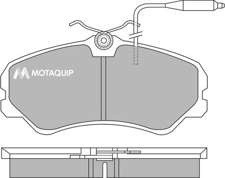 Motaquip LVXL376 - Bremžu uzliku kompl., Disku bremzes autospares.lv