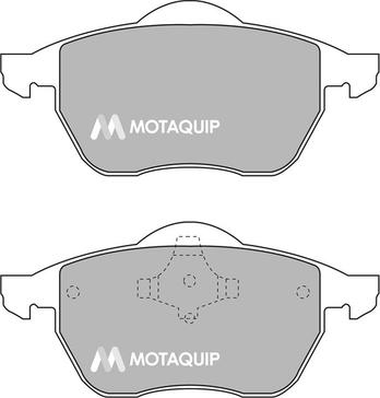 Motaquip LVXL293 - Brake Pad Set, disc brake www.autospares.lv