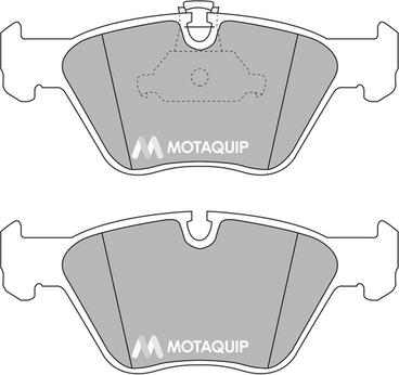 Motaquip LVXL202 - Тормозные колодки, дисковые, комплект www.autospares.lv