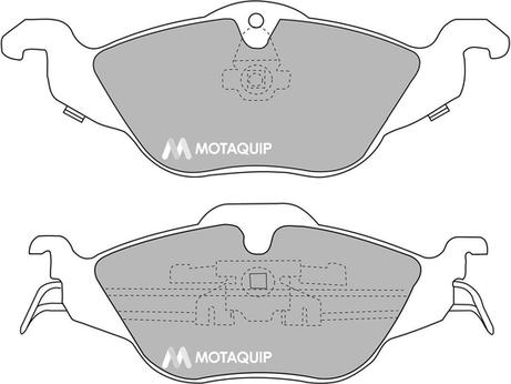 Motaquip LVXL287 - Bremžu uzliku kompl., Disku bremzes www.autospares.lv