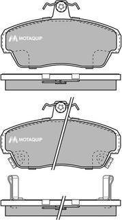 Motaquip LVXL763 - Bremžu uzliku kompl., Disku bremzes www.autospares.lv