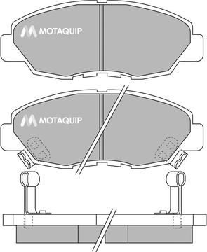 Motaquip LVXL774 - Bremžu uzliku kompl., Disku bremzes www.autospares.lv