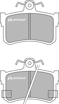 Motaquip LVXL772 - Bremžu uzliku kompl., Disku bremzes autospares.lv