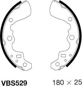 Motaquip VBS529 - Bremžu loku komplekts www.autospares.lv