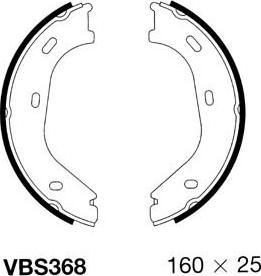 Motaquip VBS368 - Bremžu loku kompl., Stāvbremze www.autospares.lv