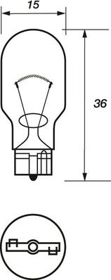 Motaquip VBU921B - Kvēlspuldze, Pagriezienu signāla lukturis www.autospares.lv