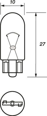 Motaquip VBU501 - Kvēlspuldze, Pagriezienu signāla lukturis www.autospares.lv