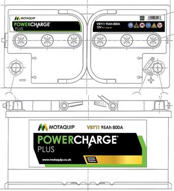 Motaquip VBY11 - Starter Battery www.autospares.lv