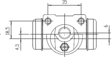 Motaquip VWC576 - Riteņa bremžu cilindrs autospares.lv