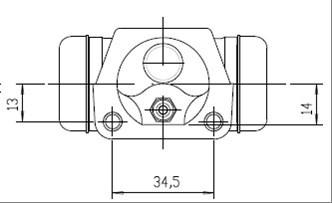 Motaquip VWC620 - Riteņa bremžu cilindrs autospares.lv