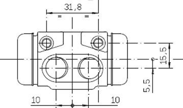 Motaquip VWC829 - Колесный тормозной цилиндр www.autospares.lv