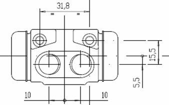 Motaquip VWC828 - Колесный тормозной цилиндр www.autospares.lv