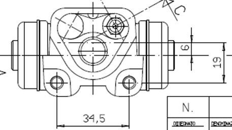 Motaquip VWC797 - Колесный тормозной цилиндр www.autospares.lv