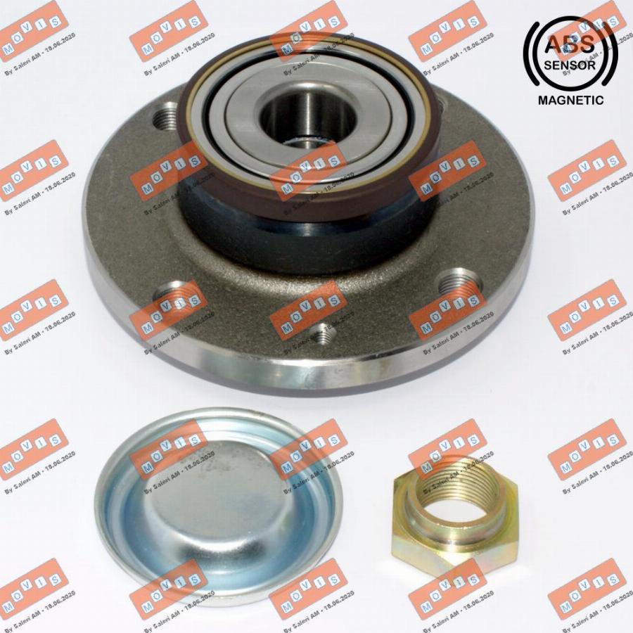 MOVIS ASB1994 - Wheel hub, bearing Kit www.autospares.lv