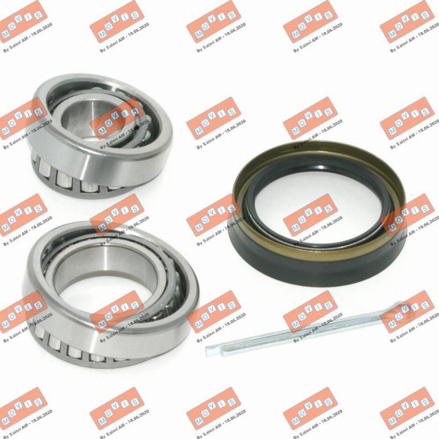 MOVIS ASB1754 - Подшипник ступицы колеса, комплект www.autospares.lv