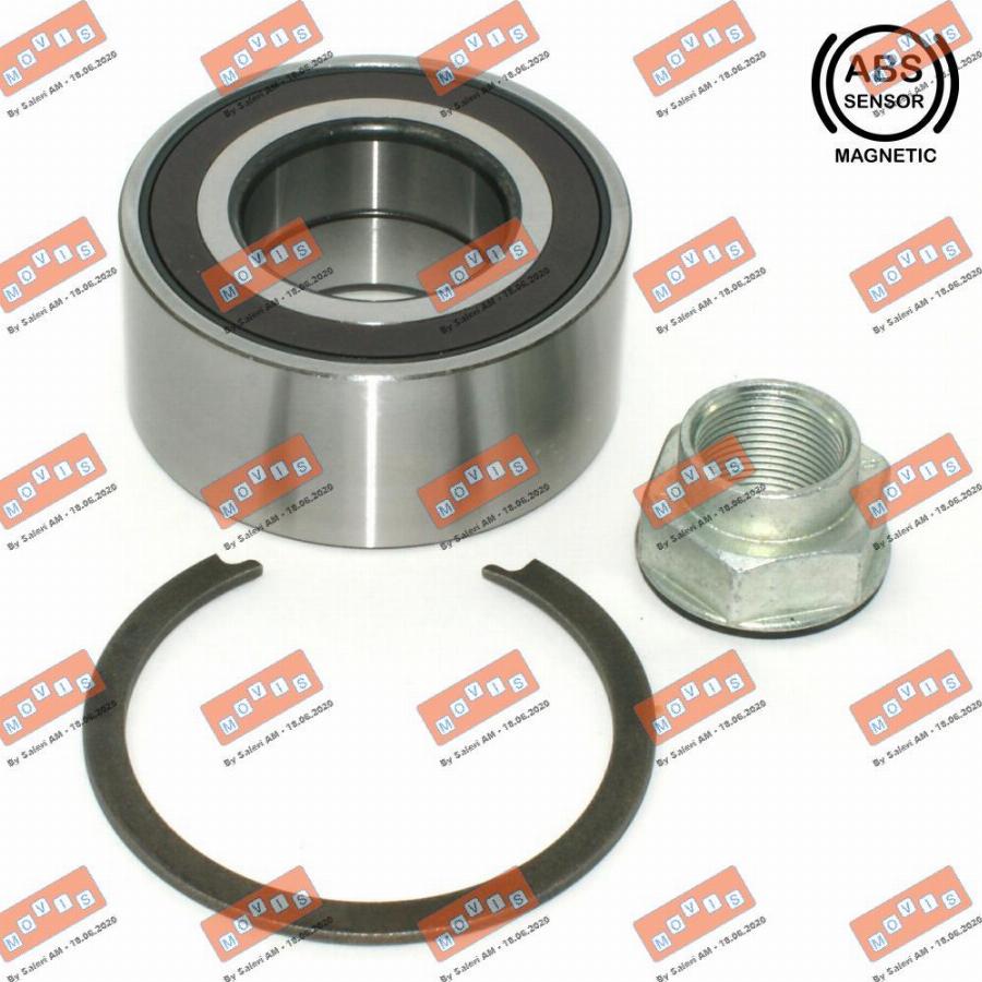 MOVIS ASB2630 - Wheel hub, bearing Kit www.autospares.lv