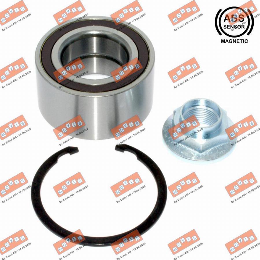 MOVIS ASB2637 - Wheel hub, bearing Kit www.autospares.lv