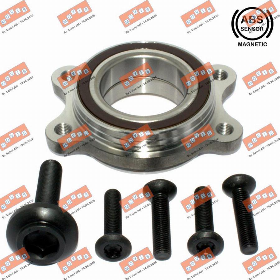 MOVIS ASB2312 - Wheel hub, bearing Kit www.autospares.lv