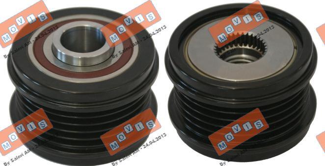 MOVIS AST3600 - Шкив генератора, муфта www.autospares.lv