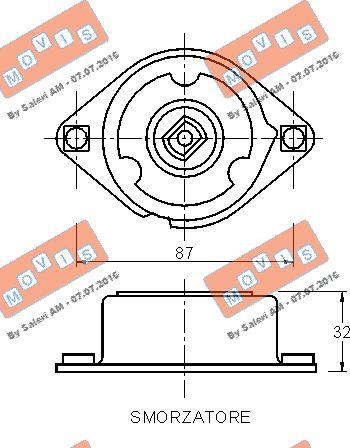 MOVIS AST3025 - Siksnas spriegotājs, Ķīļsiksna www.autospares.lv