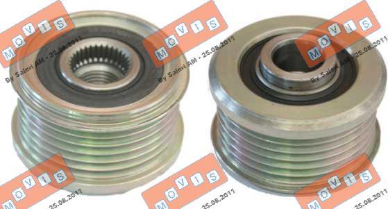 MOVIS AST3367 - Pulley, alternator, freewheel clutch www.autospares.lv