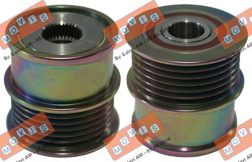 MOVIS AST3766 - Pulley, alternator, freewheel clutch www.autospares.lv