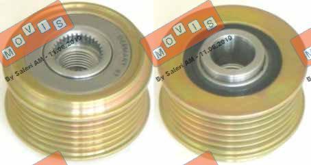 MOVIS AST2937 - Pulley, alternator, freewheel clutch www.autospares.lv