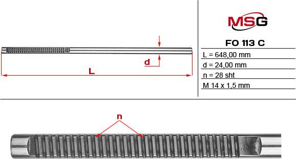 MSG FO 113 C - Augstspiediena sūknis www.autospares.lv