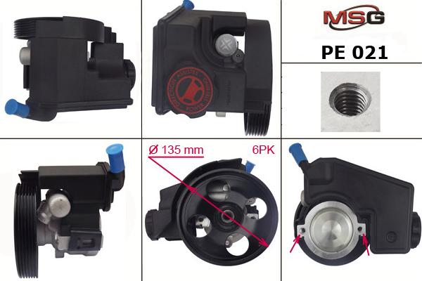 MSG PE021 - Hydraulic Pump, steering system www.autospares.lv