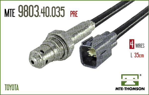 MTE-Thomson 9803.40.035 - Лямбда-зонд, датчик кислорода www.autospares.lv